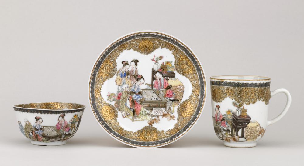 图片[1]-cup; saucer; coffee-cup BM-Franks.438-China Archive